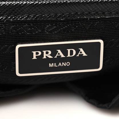 Prada Tessuto Nylon Saffiano Vela Backpack Black 6 of 9