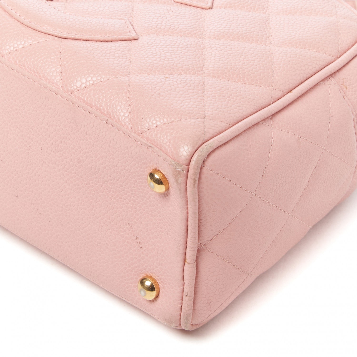 Chanel Caviar Quilted Small Bowler Pink 5 of 11