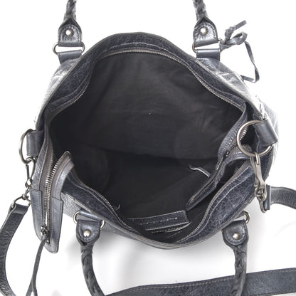 Balenciaga Agneau Classic Hardware Velo Argent Fonce 6 of 12
