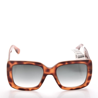 Gucci Acetate Square Frame Sunglasses GG0141S Tortoise 2 of 6