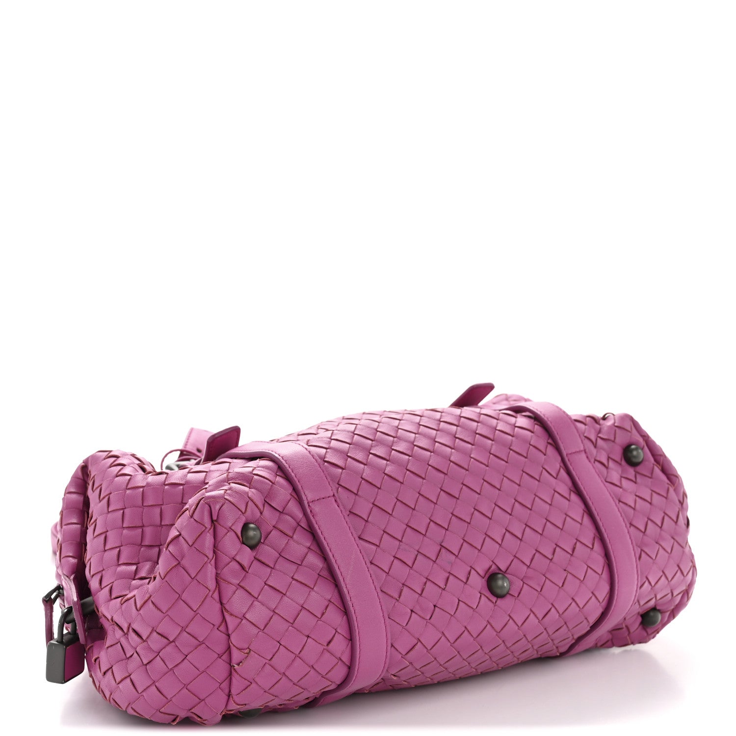 Bottega Veneta Nappa Intrecciato Montaigne Rings Satchel Ametiste 5 of 15