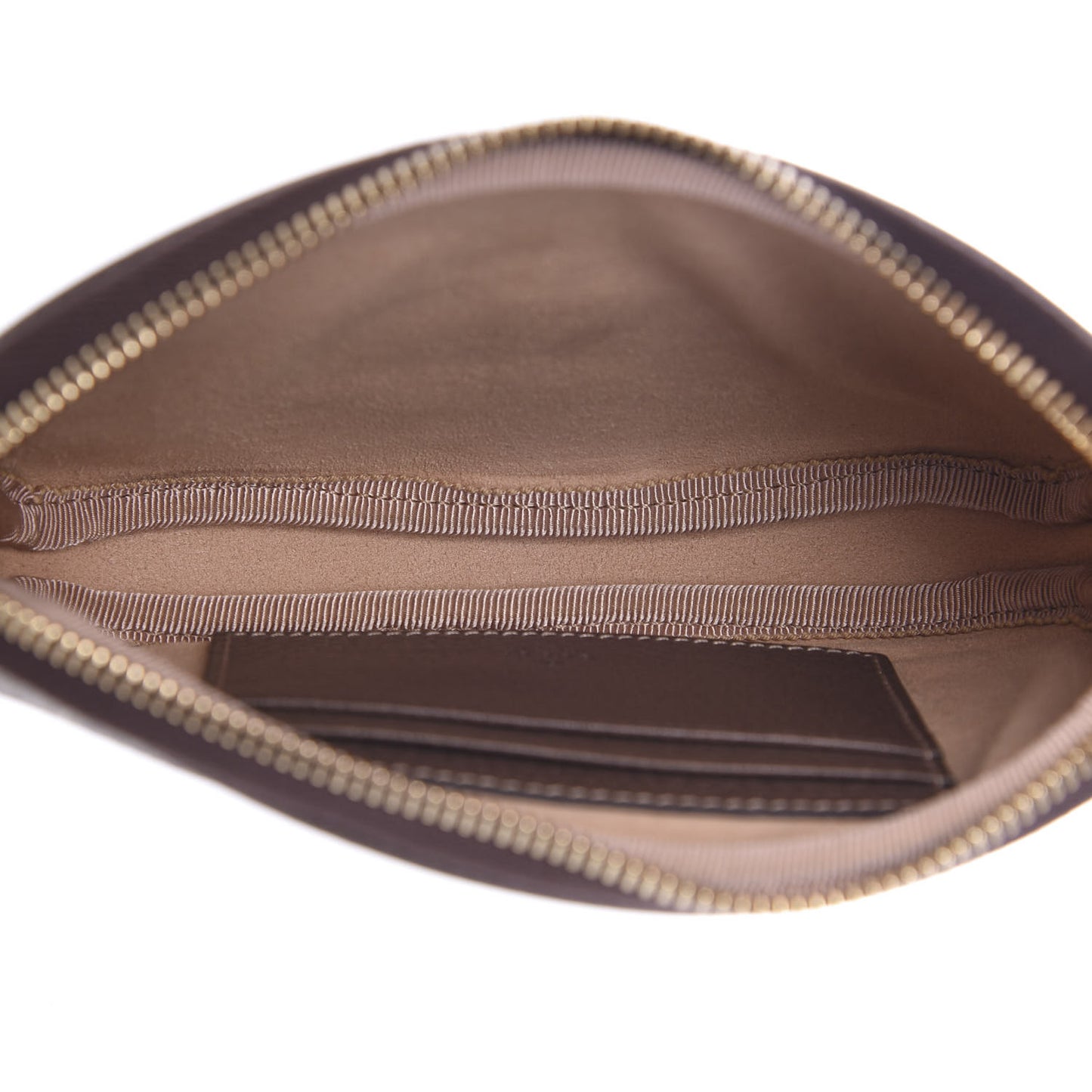 GG Supreme Monogram Ophidia Phone Case Wristlet Brown