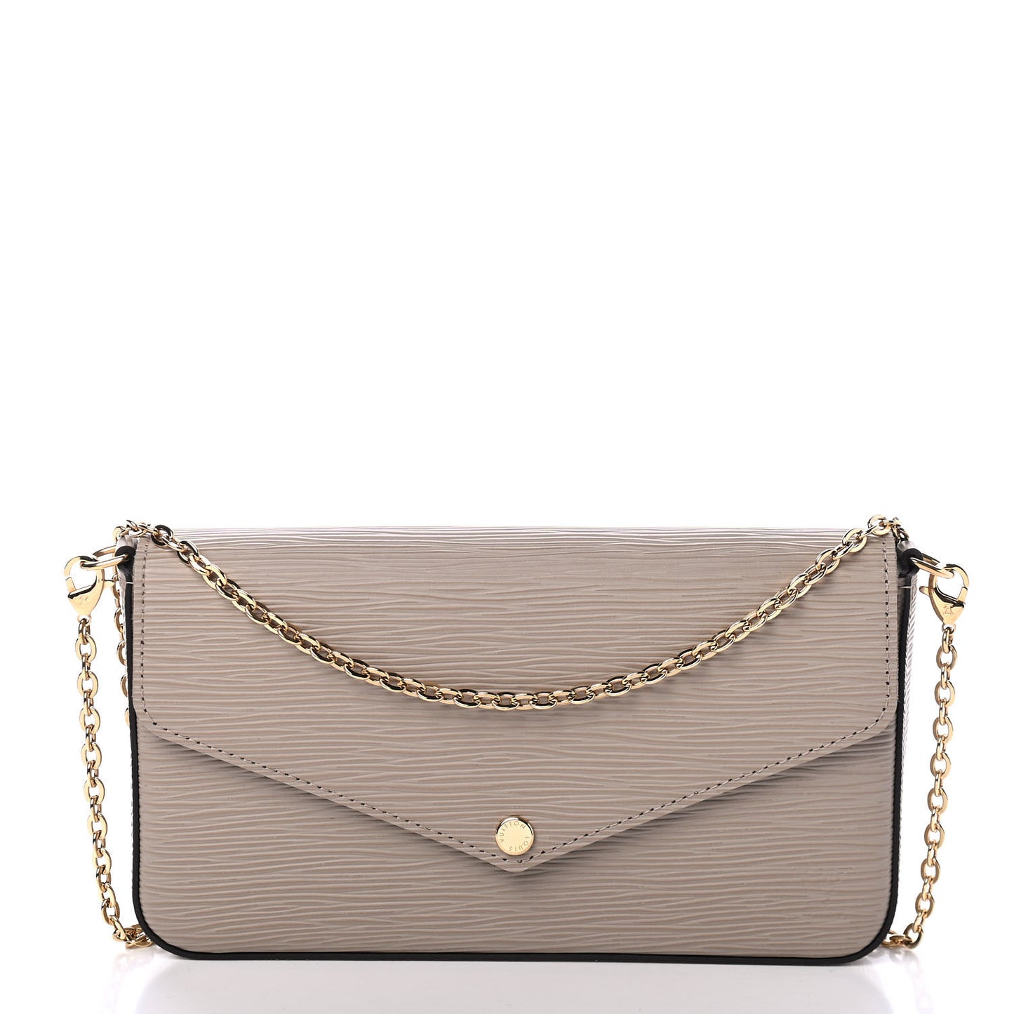 Epi Felicie Pochette Chain Wallet Galet