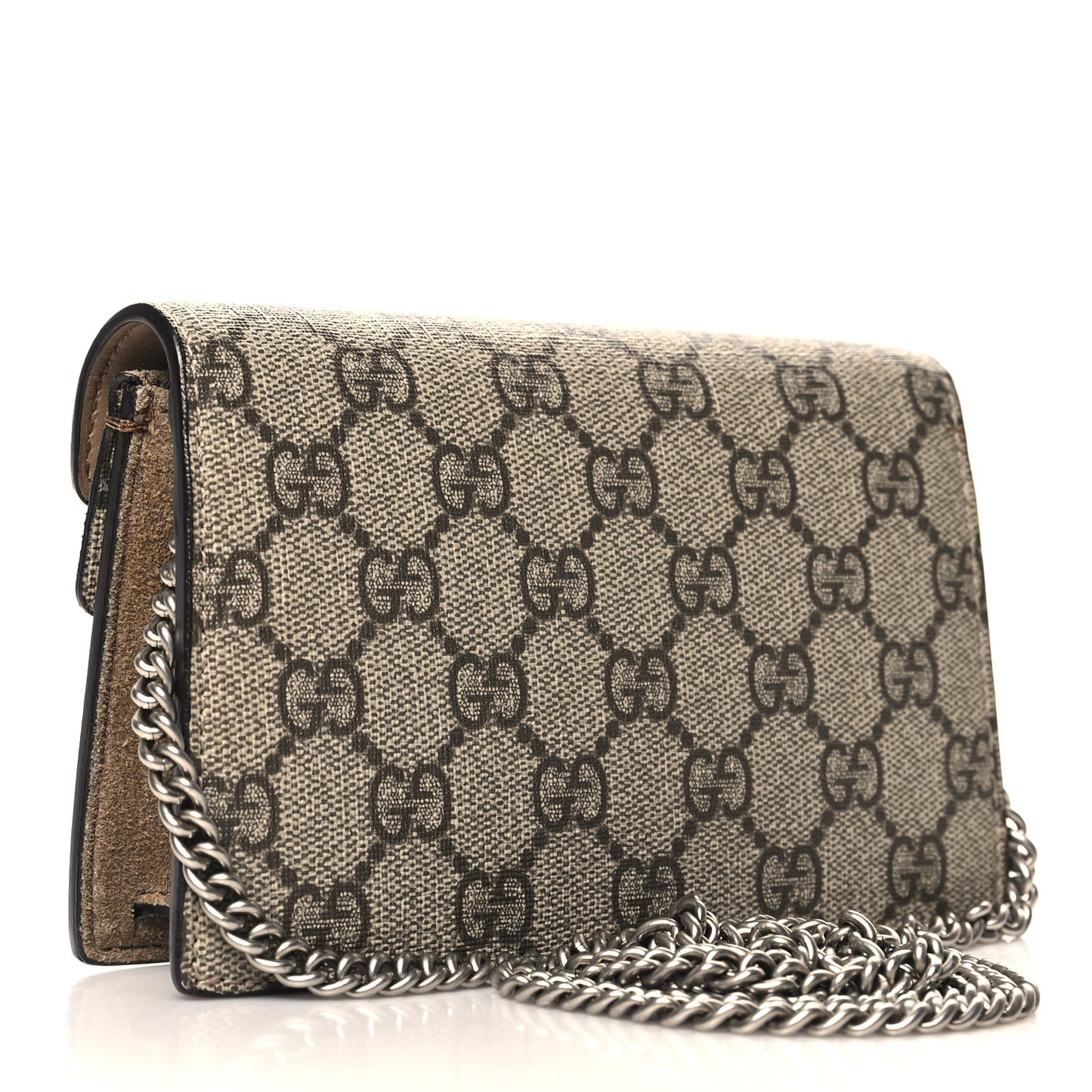 GG Supreme Monogram Super Mini Dionysus Shoulder Bag Taupe