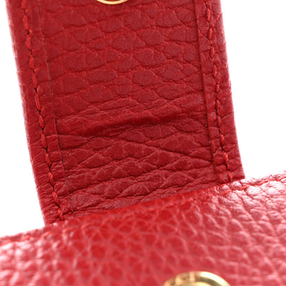 Gucci Dollar Calfskin Double G French Flap Wallet Hibiscus Red 9 of 9