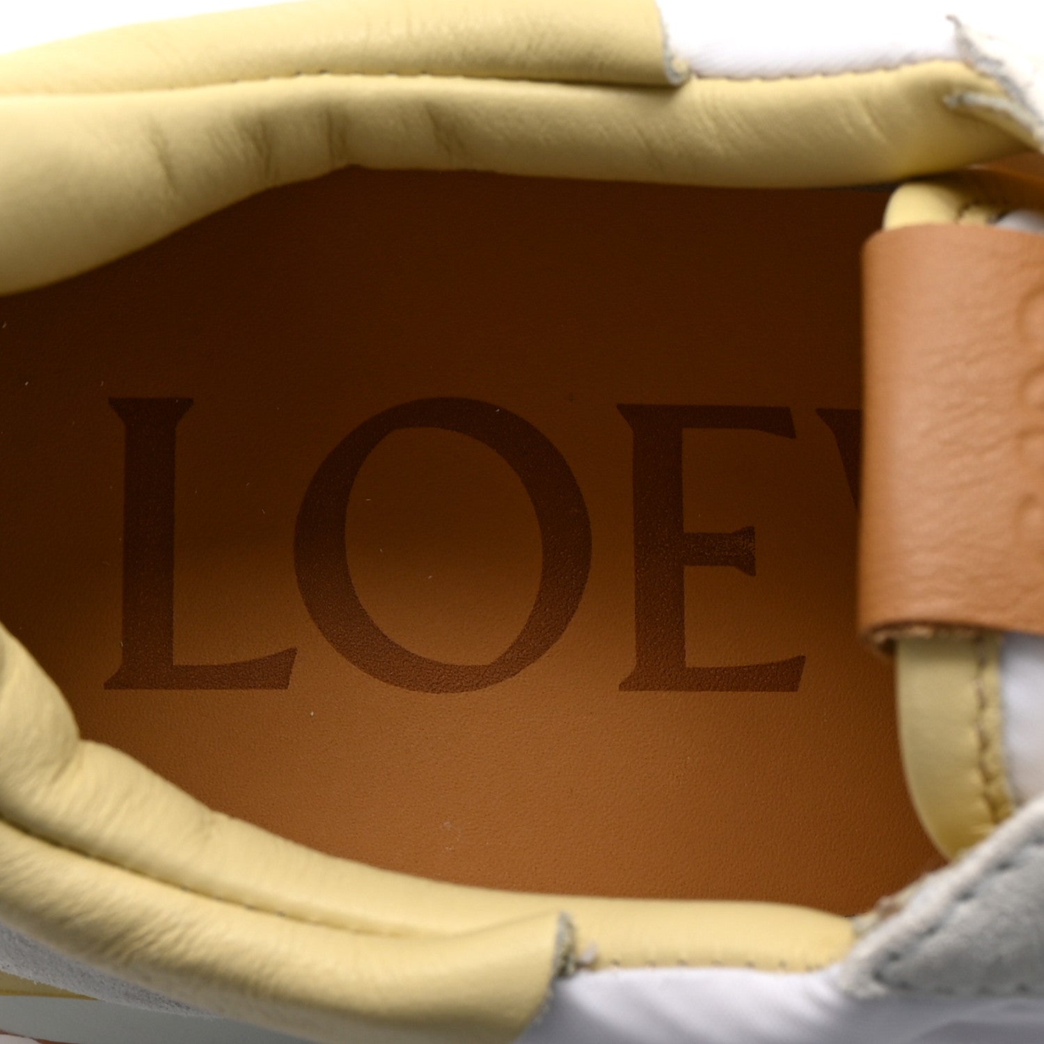 Loewe Nylon Suede Flow Runner Sneakers 38 White Medium Concealer 8 of 10