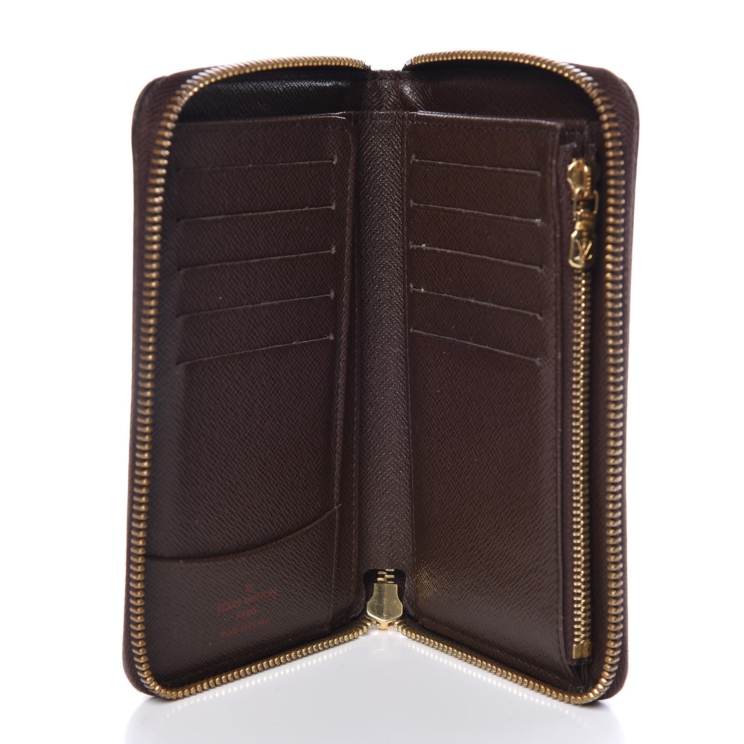 Louis Vuitton Damier Ebene Zippy Compact Wallet 5 of 9
