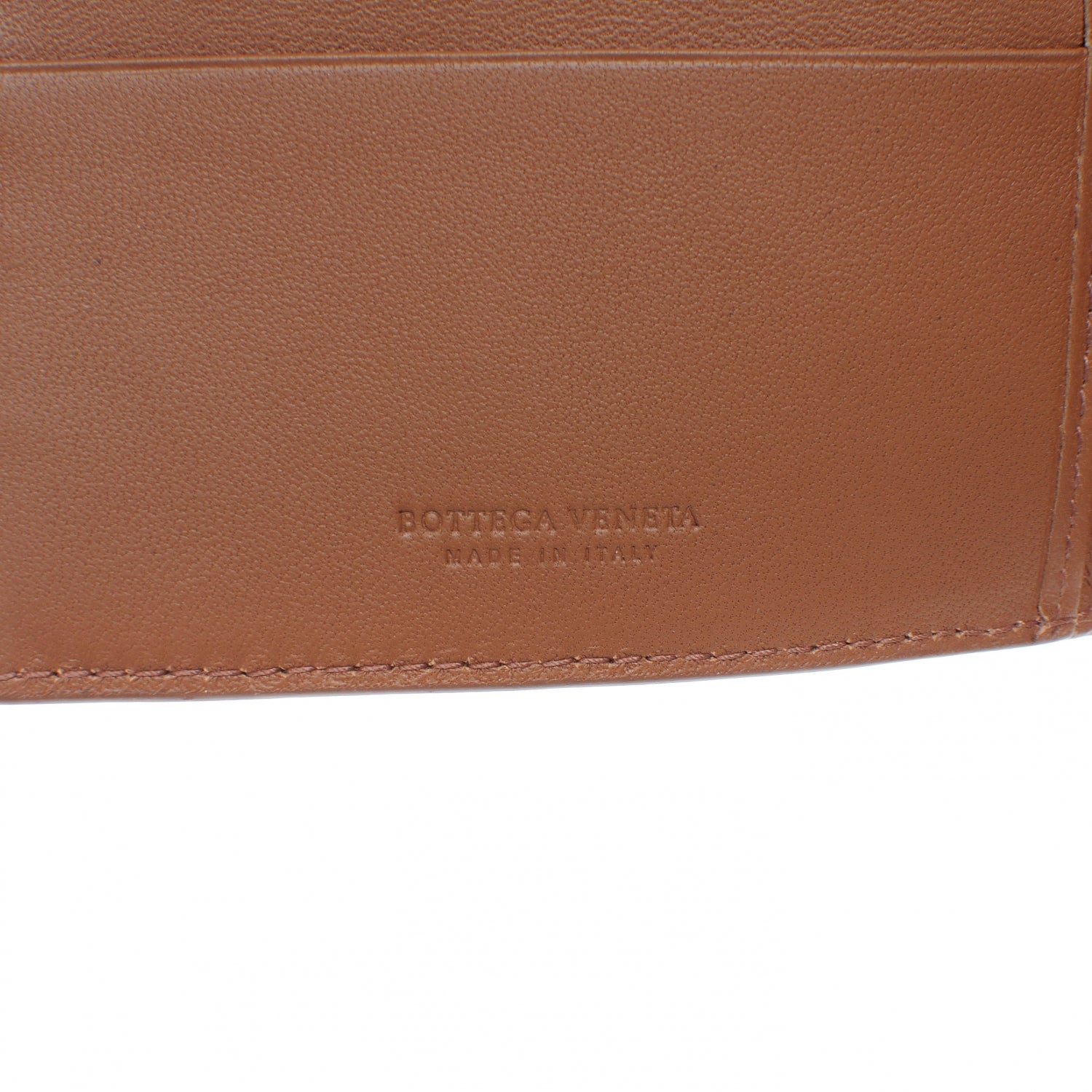 Bottega Veneta Nappa Intrecciato French Compact Wallet Noce 6 of 10