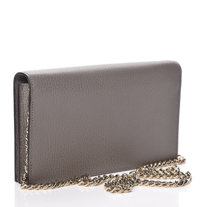 Gucci Dollar Calfskin Medium Betty Chain Wallet Loess 4 of 11
