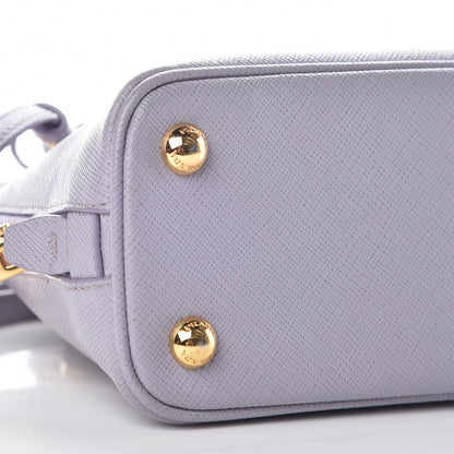 Prada Saffiano Lux Mini Promenade Tote Glicine 7 of 9