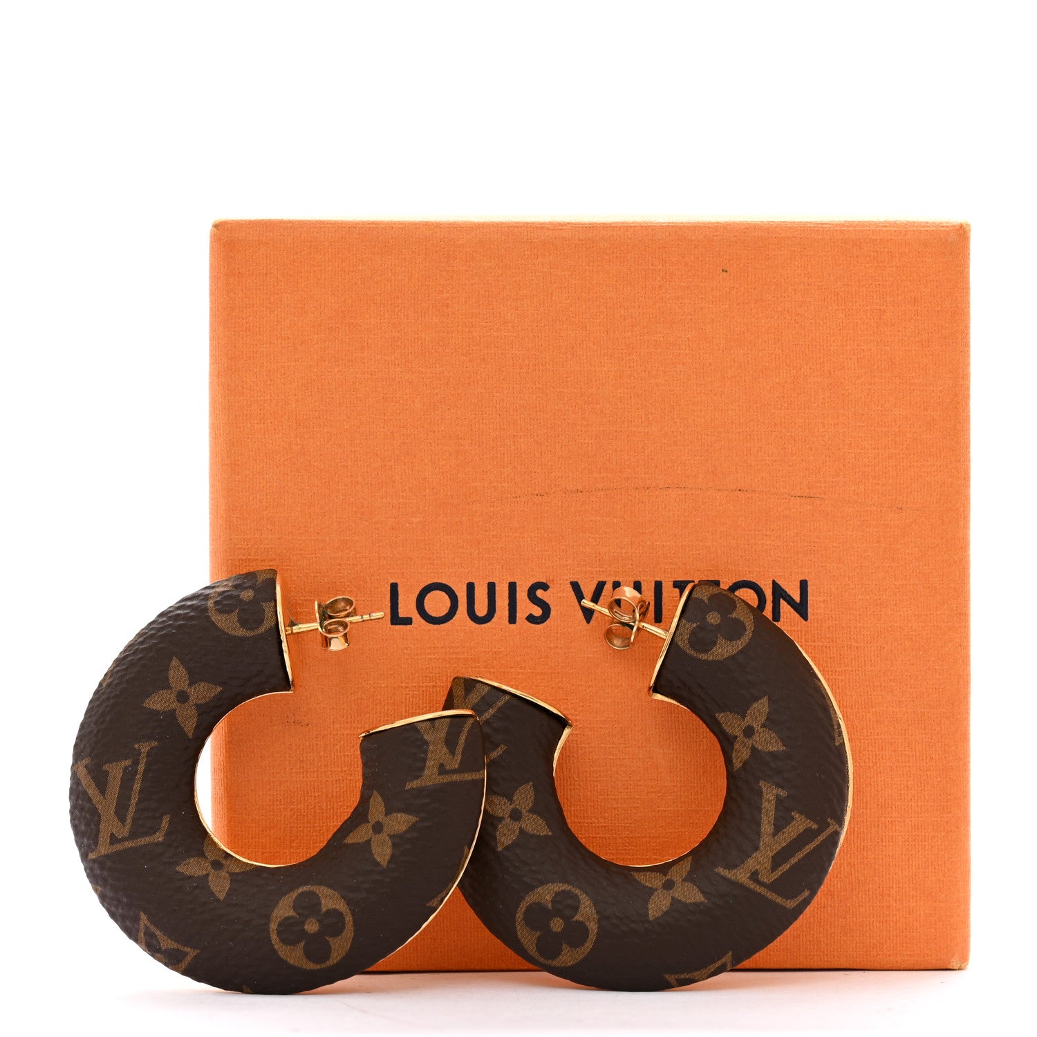 Louis Vuitton Monogram Wild Mini Hoop Earrings 7 of 7