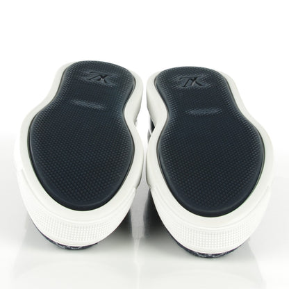 Louis Vuitton Denim Monogram Tempo Sneakers 40 Blue 6 of 9