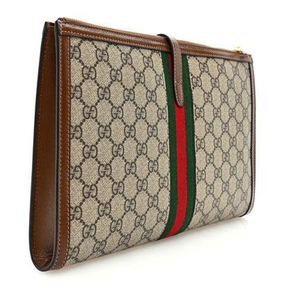 Gucci GG Supreme Monogram Large Jackie 1961 Pouch Brown 3 of 8