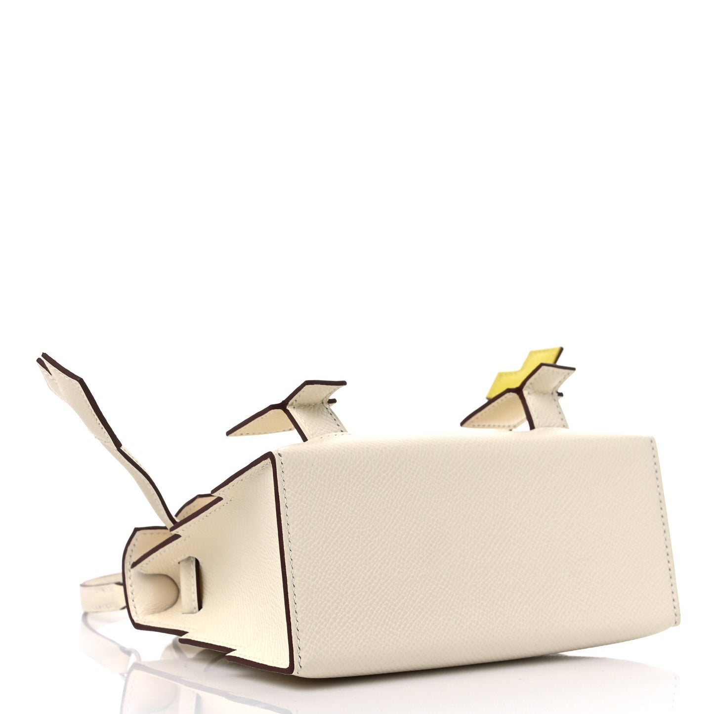 Epsom Quelle Idole Picto Kelly Doll Handbag Nata Mauve Sylvestre Lime Chai