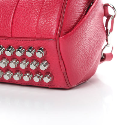 Alexander Wang Pebbled Lambskin Mini Rockie Fuchsia Rhodium Hardware 9 of 11