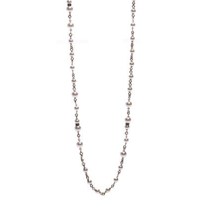 Chanel Pearl CC Coco Necklace Gold 1 of 5