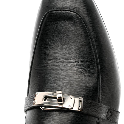 Hermes Goatskin Oz Mules 36.5 Black 9 of 13