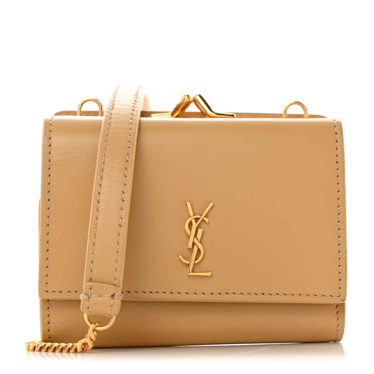 Smooth Calfskin Monogram Rider Belt Bag Dark Beige