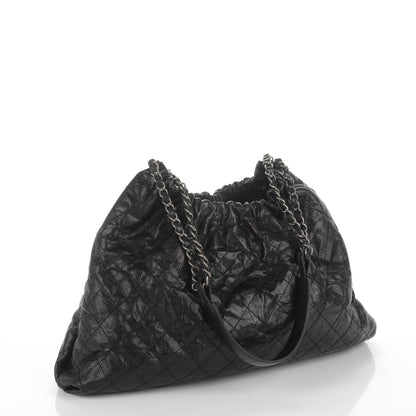 Chanel Caviar Quilted Medium Elastic Tote Black 3 of 7