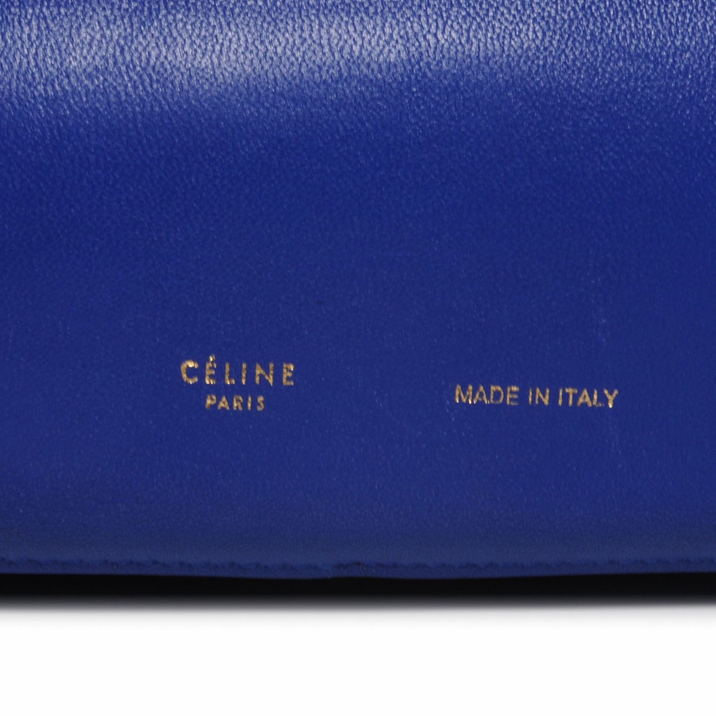 Lambskin Small Gourmette Shoulder Bag Royal Blue