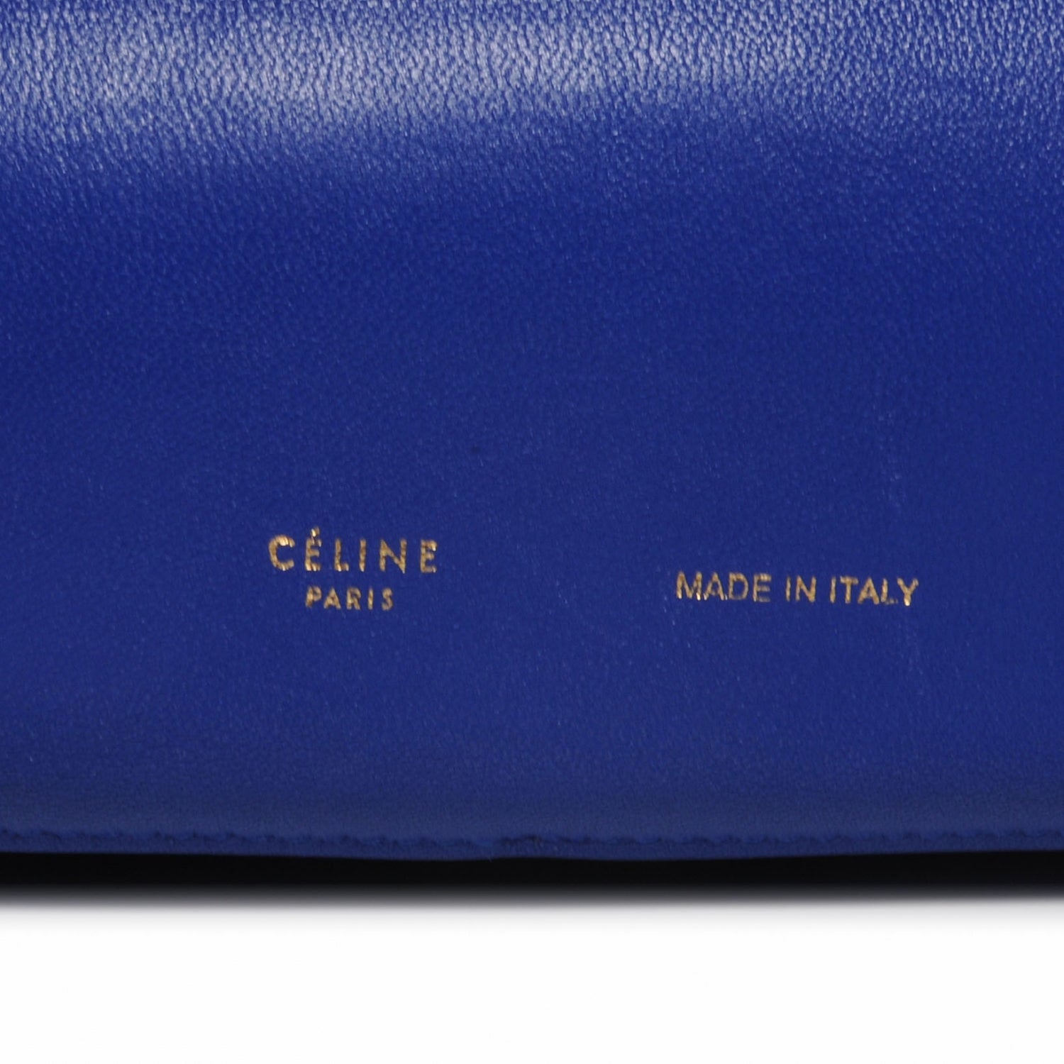 Celine Lambskin Small Gourmette Shoulder Bag Royal Blue 5 of 7