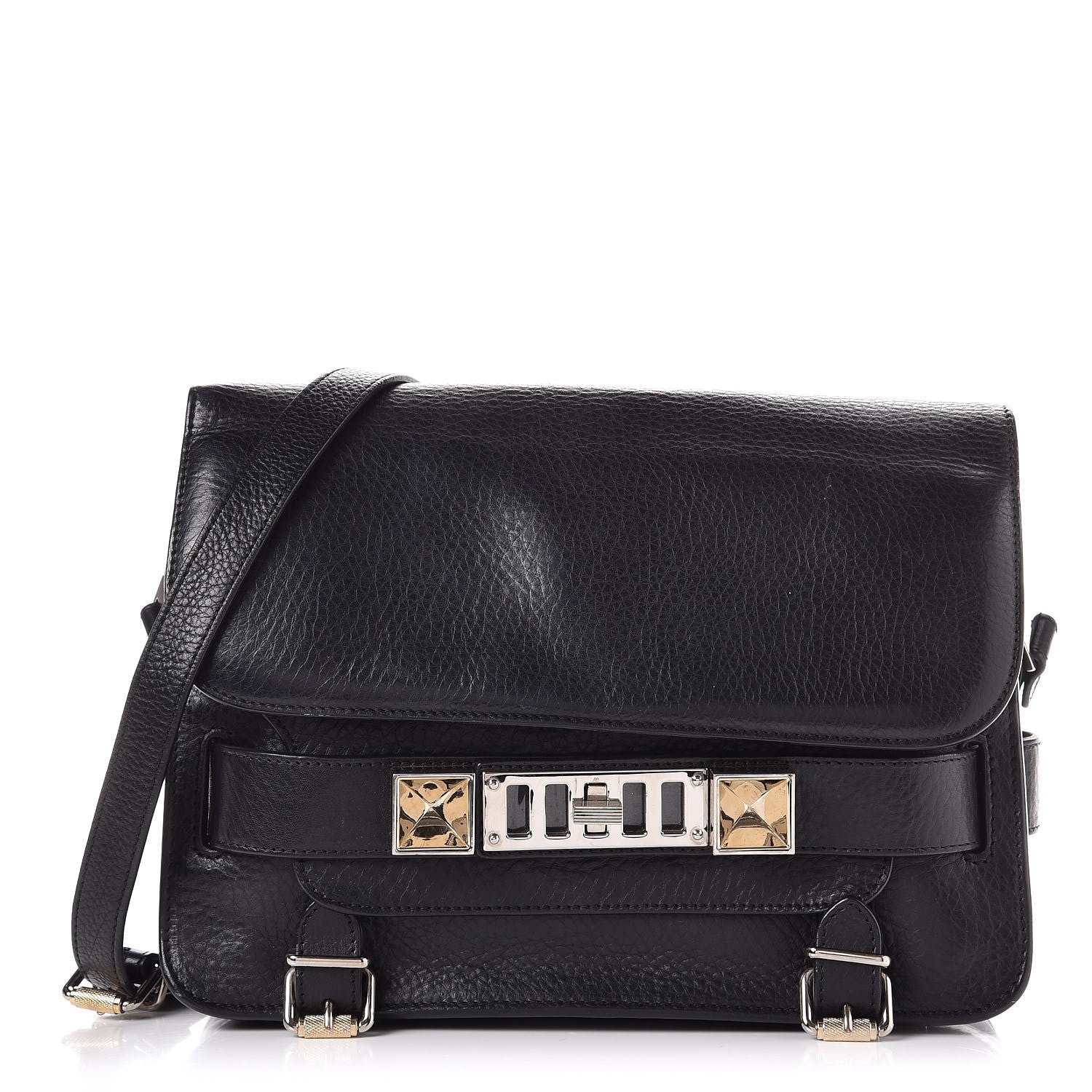 Proenza Schouler Calfskin PS11 Classic Shoulder Bag Black 1 of 10