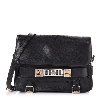 Proenza Schouler Calfskin PS11 Classic Shoulder Bag Black 1 of 10
