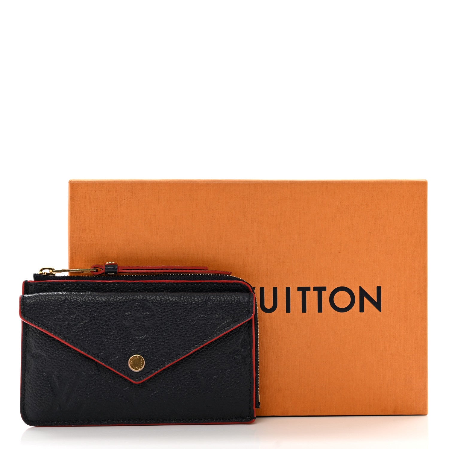 Louis Vuitton Empreinte Recto Verso Card Holder Marine Rouge 3 of 8