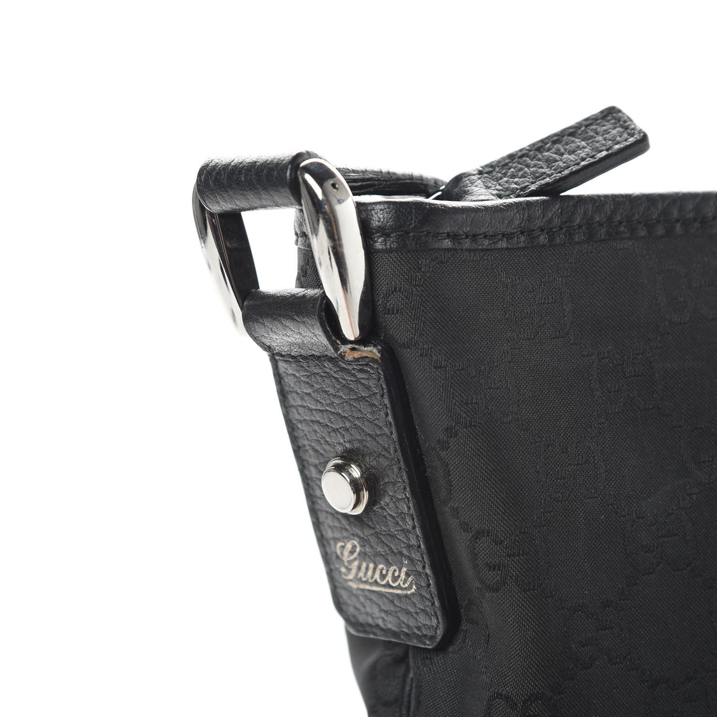 Monogram Abbey Messenger Bag Black