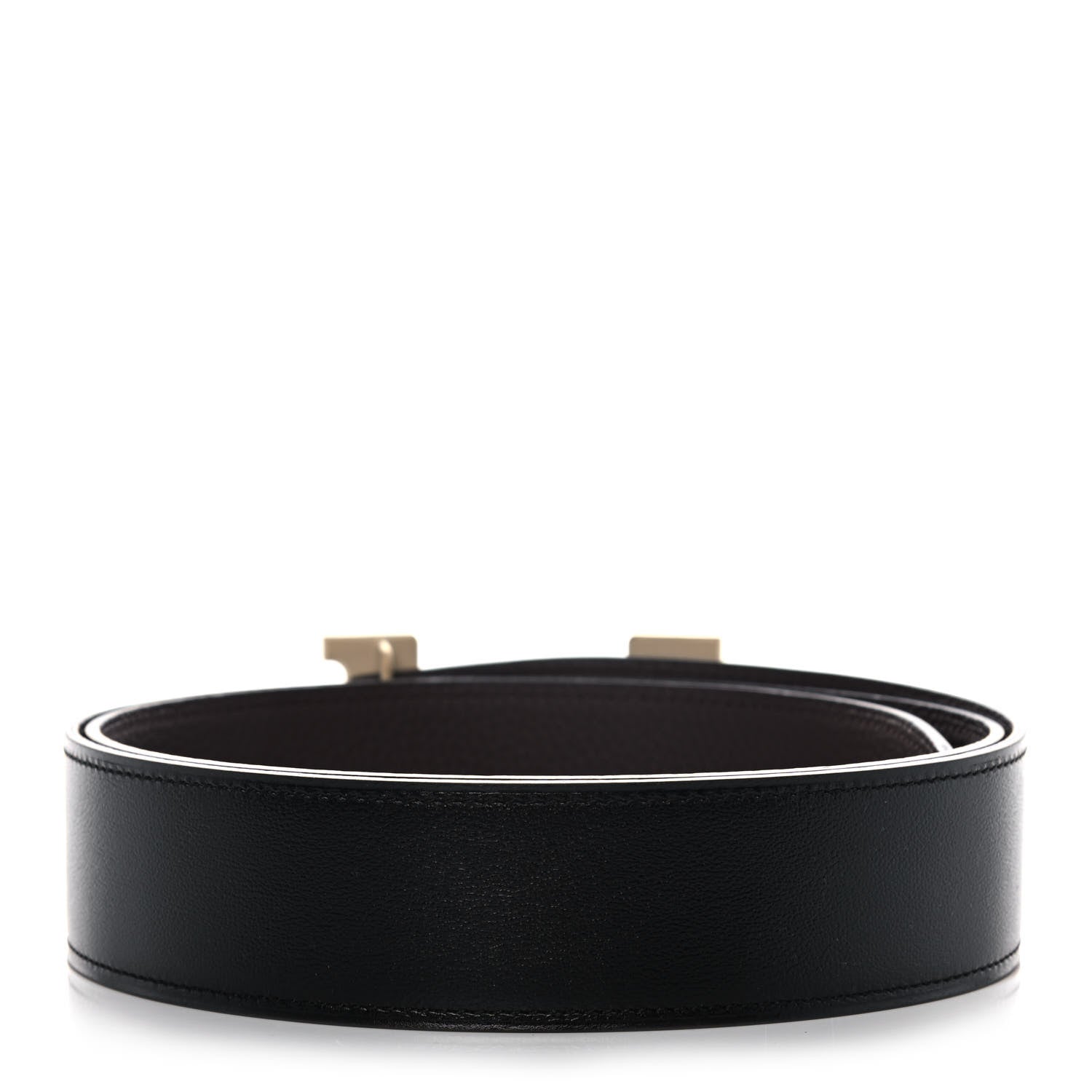 Hermes Swift Togo 38mm Constance H Belt 95 Black Chocolate 2 of 6