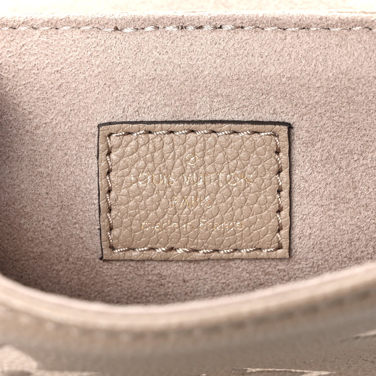 Empreinte Monogram Giant Tiny Backpack Tourterelle Cream