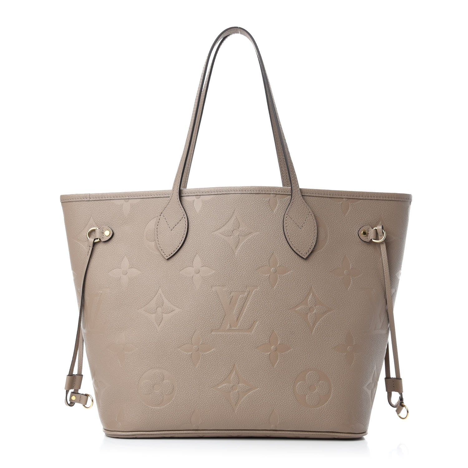 Louis Vuitton Empreinte Monogram Giant Neverfull MM Tourterelle 3 of 10