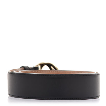 Gucci Calfskin Interlocking G 37mm Belt 80 32 Black 2 of 5