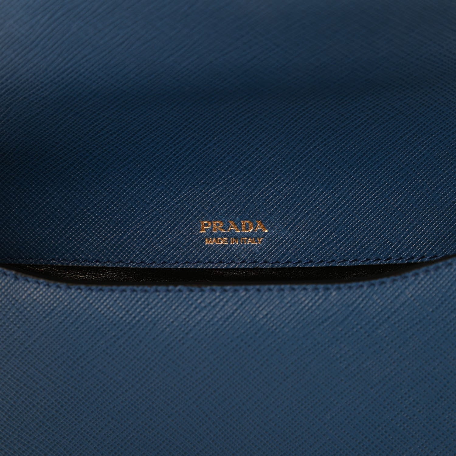 Prada Saffiano Envelope Chain Shoulder Bag Bluette 8 of 9