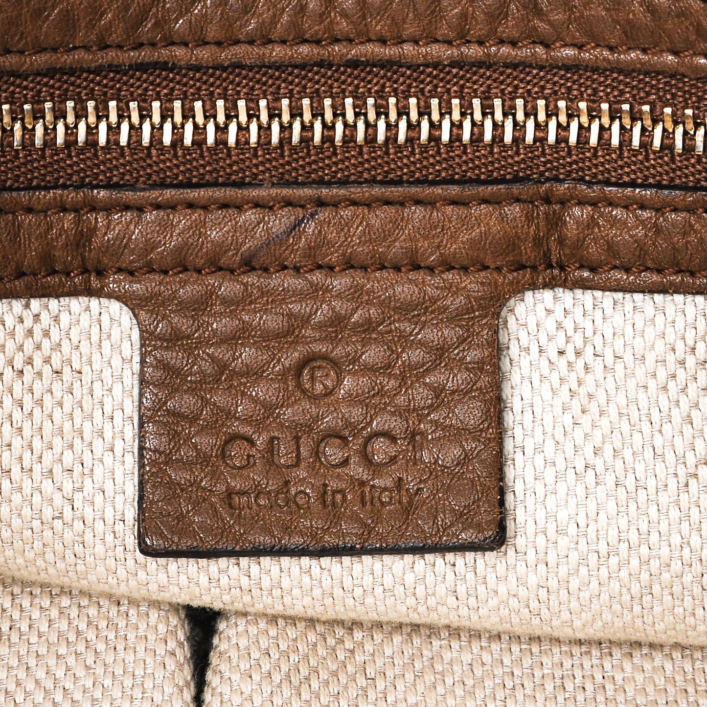 Pebbled Calfskin Medium Soho Chain Shoulder Bag Maple Brown