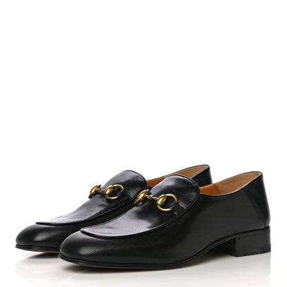 Gucci Goatskin Womens Horsebit Loafers 38 Black 3 of 16