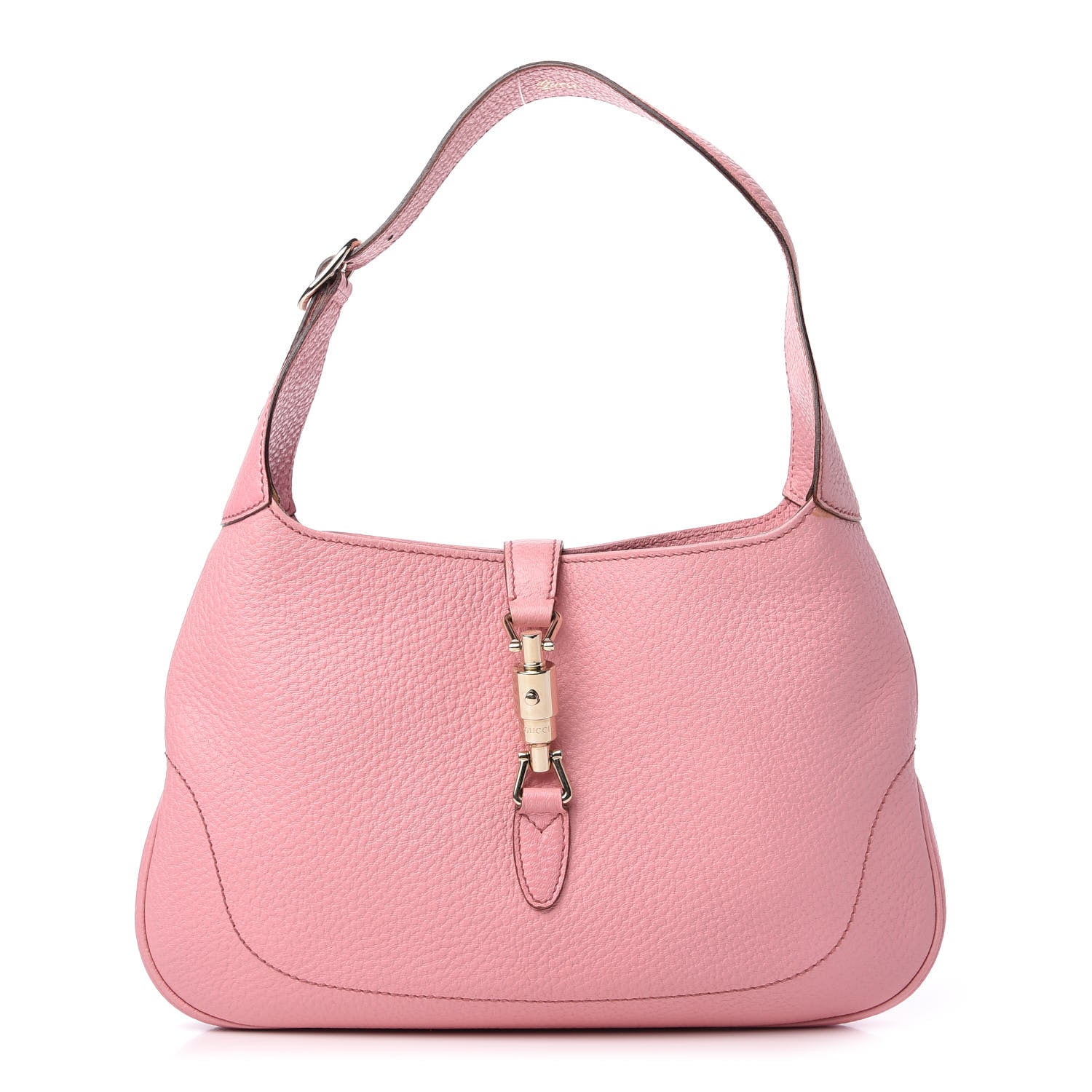 Gucci Calfskin Small Jackie O Hobo Pink 1 of 10