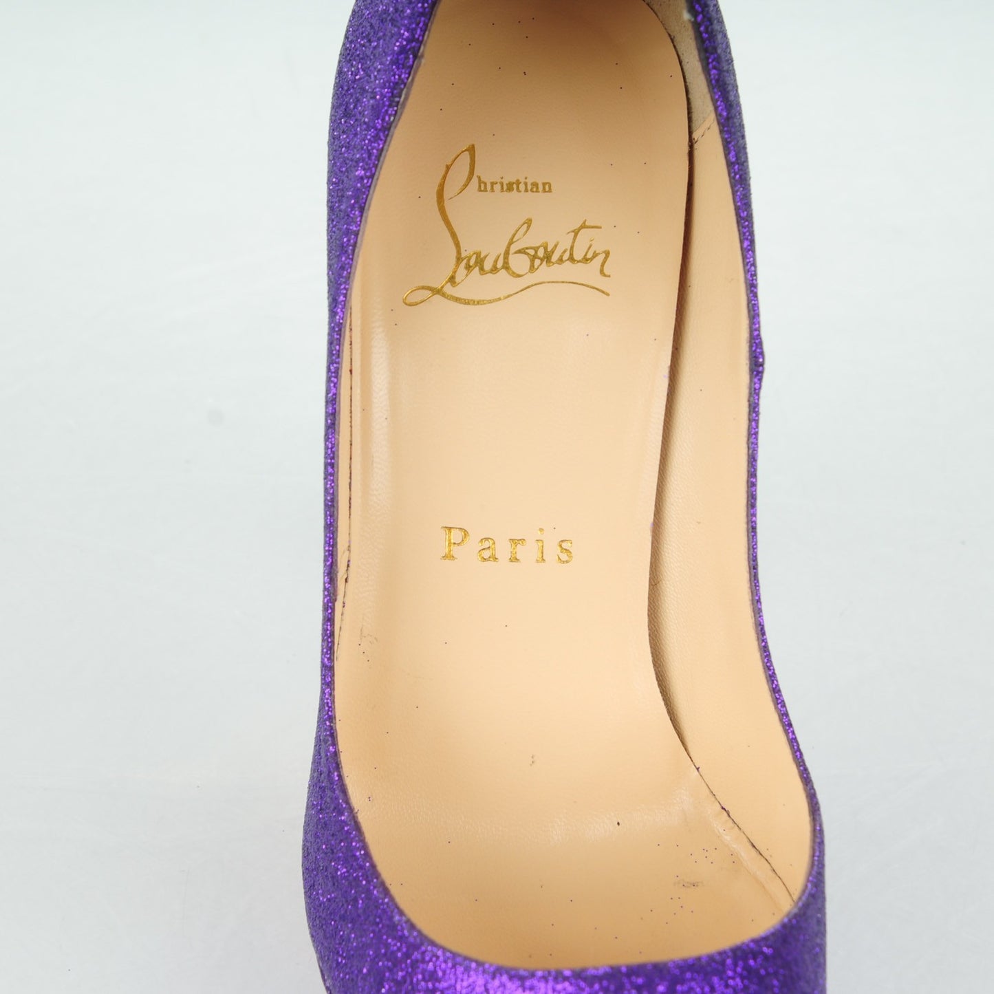 Glitter Bambou 140 Pumps 35.5 Purple