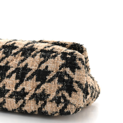Chanel Tweed Maxi Chanel 19 Flap Beige Black 10 of 10