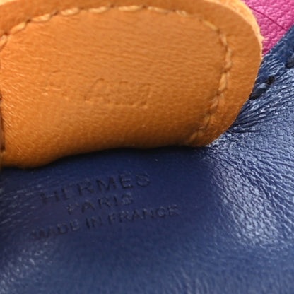 Hermes Milo Lambskin Grigri Rodeo Horse Bag Charm PM Bleu Saphir Rose Pourpre Bouton D'Or 3 of 3