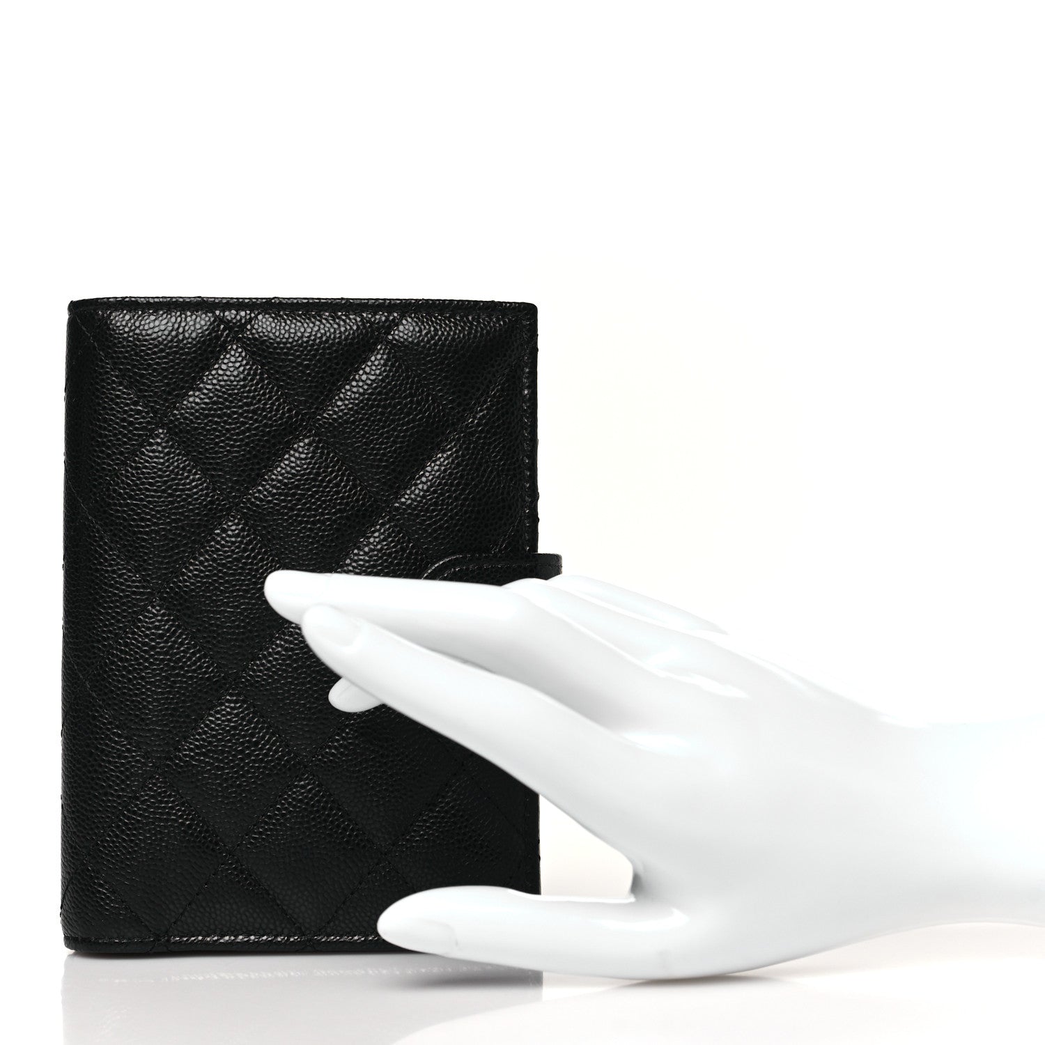 Chanel Caviar Quilted Passport Holder Black 2 of 8