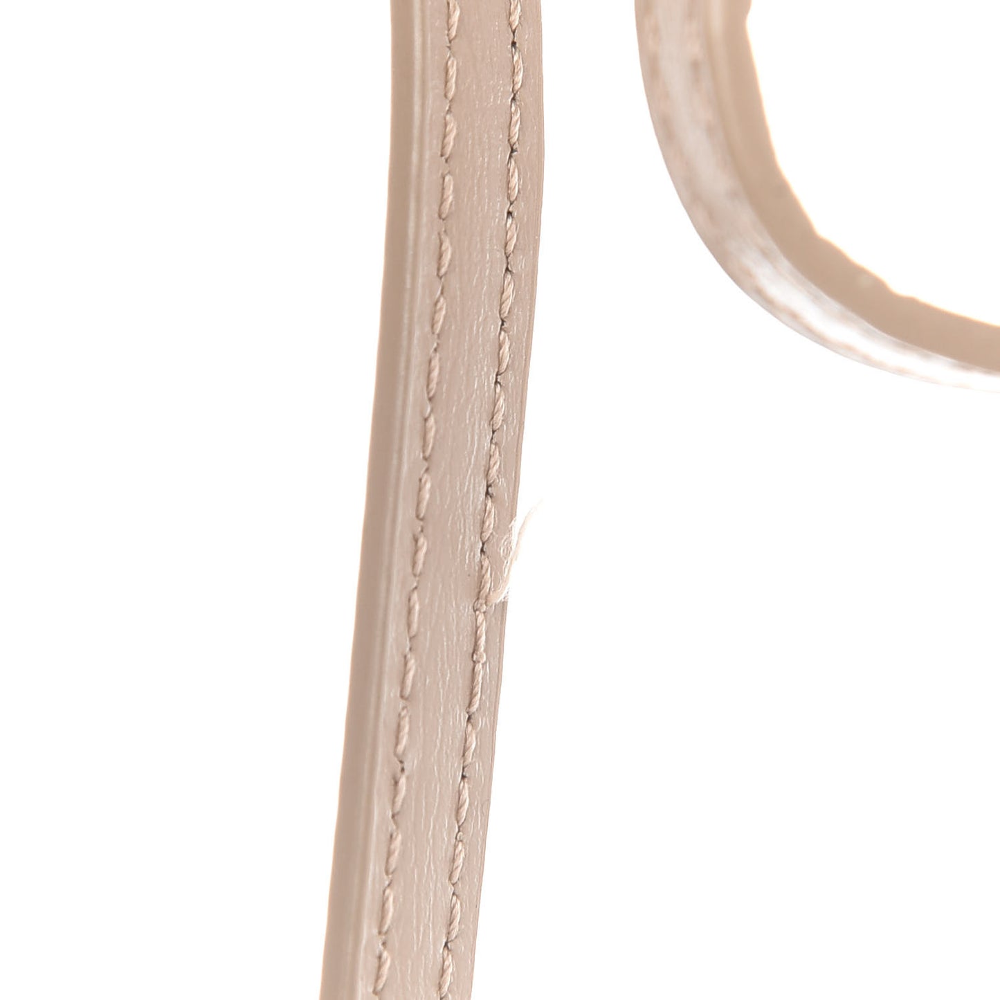 Smooth Calfskin Monogram Phone Holder Crossbody Dark Beige
