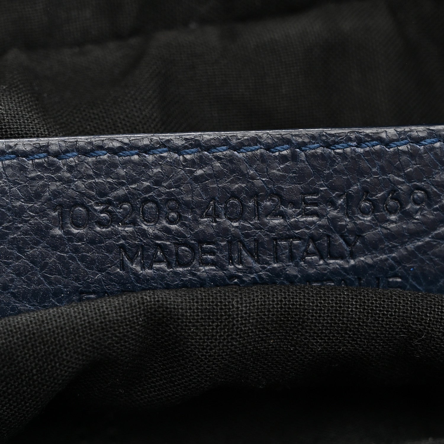 Balenciaga Agneau Classic Hardware First Bleu Obscur 8 of 11