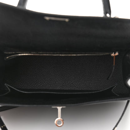 Hermes Epsom Kelly Sellier 25 Black 5 of 13