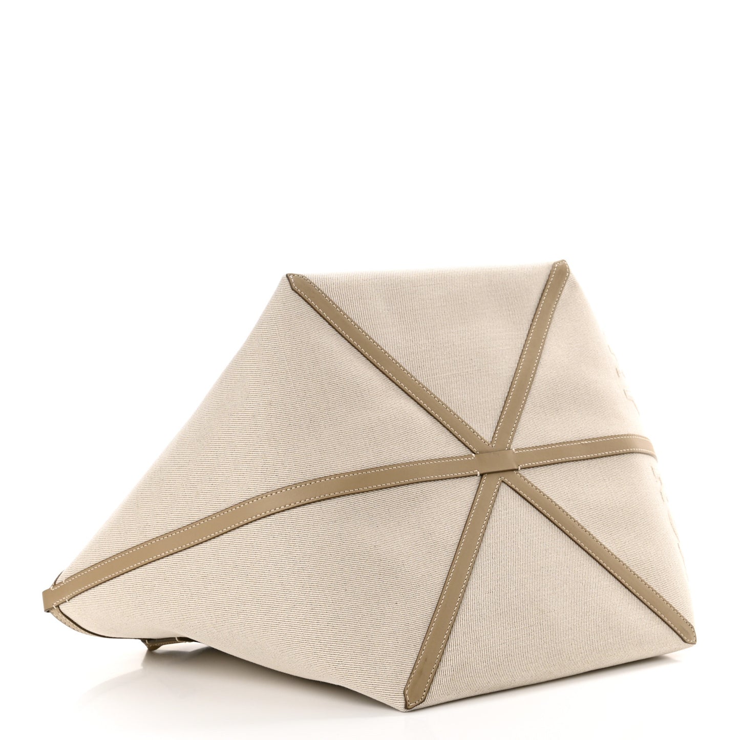 Cotton Canvas Mini Logo Horseferry Tote Bag Off White