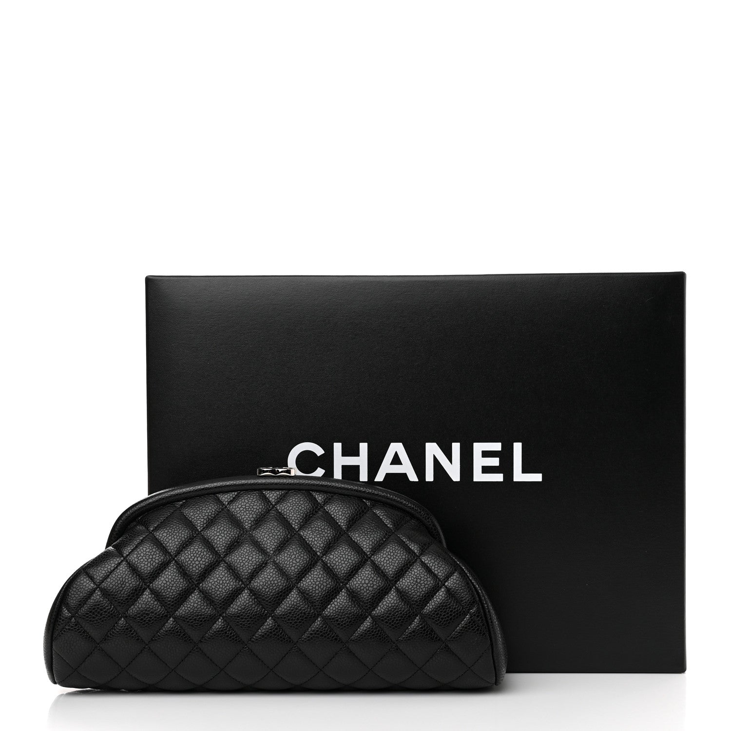 Chanel Caviar Quilted Timeless Clutch Black 11 of 11