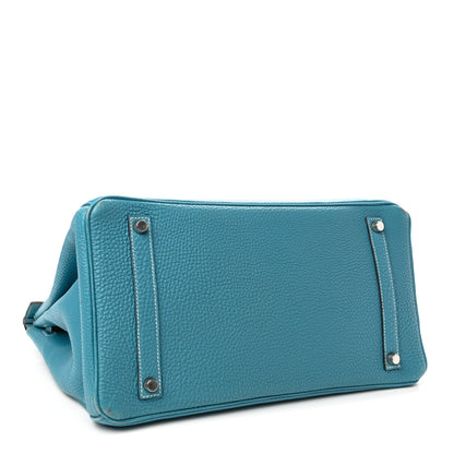 Hermes Togo Birkin 35 Blue Jean 3 of 13