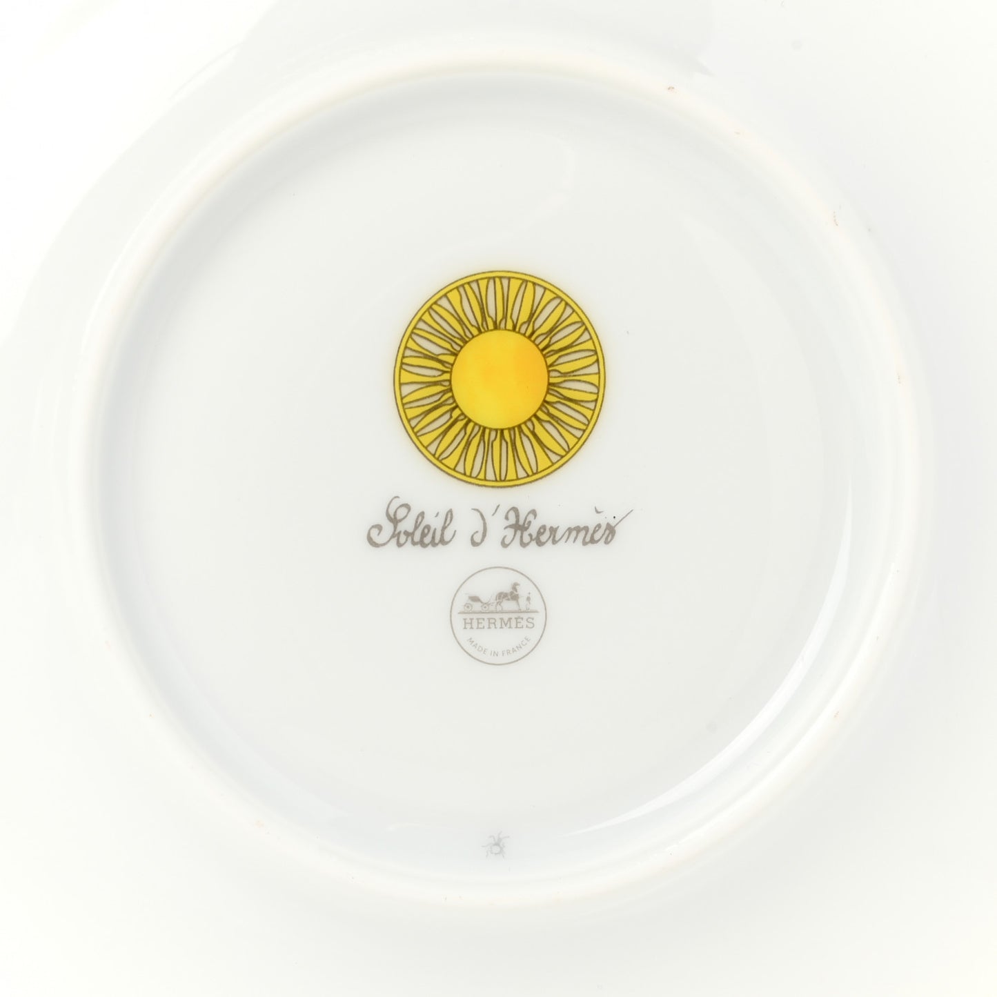 Porcelain Soleil d'Hermes Breakfast Cup And Saucer Set Of 2