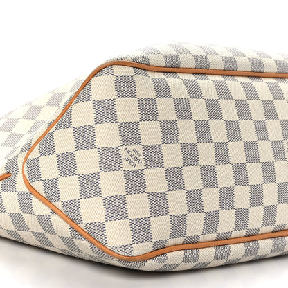 Louis Vuitton Damier Azur Delightful MM Rose Ballerine 7 of 8