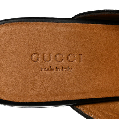 Gucci Calfskin Womens Princetown Slippers 36 Black 6 of 8